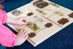 Тактильно-развивающая панель “Замочки” - fgospostavki.ru - Балахна