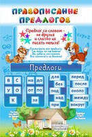 Стенд "Правописание предлогов" - fgospostavki.ru - Балахна