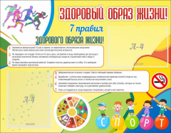 Стенд "Здоровый образ жизни" - fgospostavki.ru - Балахна