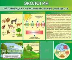 Стенд "Экология. Организация и функционирование сообществ" - fgospostavki.ru - Балахна