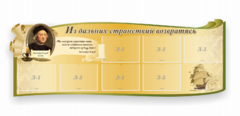 Стенд резной "Из дальних странствий возвратясь" - fgospostavki.ru - Балахна