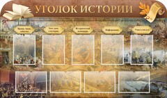 Стенд "Уголок истории" - fgospostavki.ru - Балахна