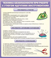Стенд "Техника безопасности при работе с утюгом" - fgospostavki.ru - Балахна