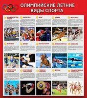 Стенд "Олимпийские летние виды спорта" - fgospostavki.ru - Балахна