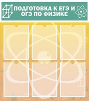 Стенд "Подготовка к ЕГЭ и ОГЭ по физике (6 карманов)" - fgospostavki.ru - Балахна