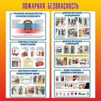 Стенд "Пожарная безопасность" Вариант 4 - fgospostavki.ru - Балахна