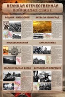 Стенд "Великая отечественная война (битвы)" - fgospostavki.ru - Балахна