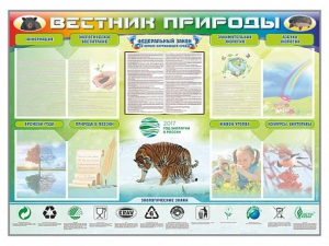 Стенд-уголок "Вестник природы" Вариант 1 - fgospostavki.ru - Балахна