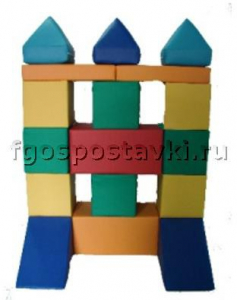 Мягкий модуль-конструктор "Башня" (17 элементов) - fgospostavki.ru - Балахна