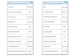 Комплект карточек (10) "Обучающий калейдоскоп. Умножение на 7, 8 и 9" - fgospostavki.ru - Балахна