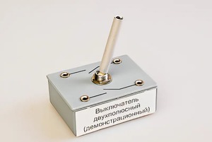 Выключатель двухполюсный (демонстрационный) - fgospostavki.ru - Балахна