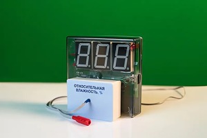 Датчик влажности воздуха с независимой индикацией (гигрометр демонстрационный) - fgospostavki.ru - Балахна