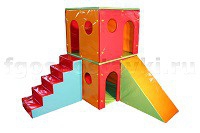 Домик игровой двухэтажный (комплект) - fgospostavki.ru - Балахна