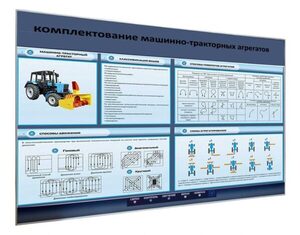 Электрифицированный светодинамический стенд «Комплектование машинно-тракторных агрегатов» - fgospostavki.ru - Балахна