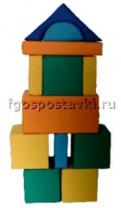 Мягкий модуль-конструктор "Городок" (12 элементов) - fgospostavki.ru - Балахна