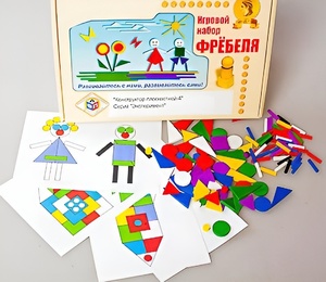 Игровой набор Фребеля "Конструктор плоскостной-4" (Серия "Эксперимент") - fgospostavki.ru - Балахна