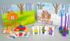 Игровой набор Фребеля "Заюшкина избушка" (серия "Сказочный мир". Выпуск 1) - fgospostavki.ru - Балахна