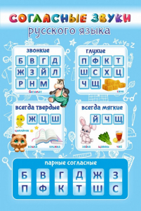 Стенд "Согласные русского языка" - fgospostavki.ru - Балахна