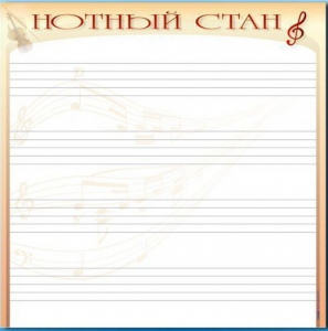 Доска магнитно-маркерная "Нотный стан" - fgospostavki.ru - Балахна