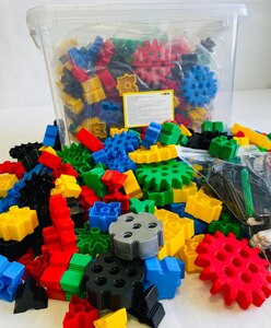 Конструктор Шестеренки (STEM Junior) 300 деталей  - fgospostavki.ru - Балахна