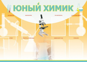 Стенд "Юный химик" Вариант 1 - fgospostavki.ru - Балахна