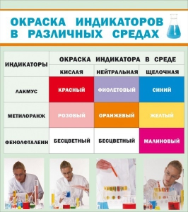 Стенд "Окраска индикаторов в различных средах" - fgospostavki.ru - Балахна