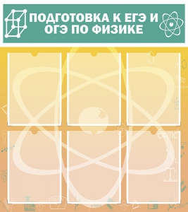 Стенд "Подготовка к ЕГЭ и ОГЭ по физике (6 карманов)" - fgospostavki.ru - Балахна