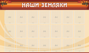 Стенд "Наши земляки" - fgospostavki.ru - Балахна