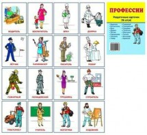 Раздаточные карточки "Профессии" - fgospostavki.ru - Балахна