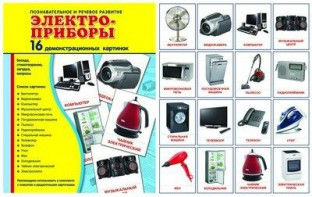 Демонстрационные карточки "Электроприборы" - fgospostavki.ru - Балахна