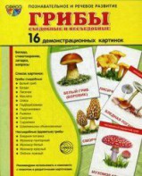 Демонстрационные карточки "Грибы съедобные и не съедобные" - fgospostavki.ru - Балахна