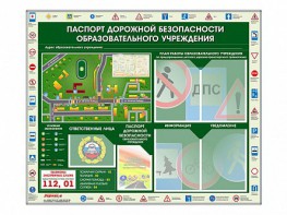 Стенд-уголок "Паспорт дорожной безопасности образовательного учреждения" - fgospostavki.ru - Балахна