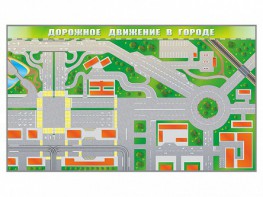 Доска магнитно-маркерная панорамная "Дорожное движение в городе" - fgospostavki.ru - Балахна