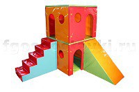 Домик игровой двухэтажный (комплект) - fgospostavki.ru - Балахна