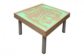 Столик на ножках для рисования песком "Радуга" с подсветкой RGB - fgospostavki.ru - Балахна