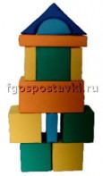 Мягкий модуль-конструктор "Городок" (12 элементов) - fgospostavki.ru - Балахна