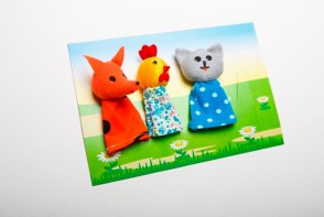 Пальчиковый театр "Кот, петух и лиса" - fgospostavki.ru - Балахна