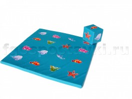 Игровой мат "Море" с кубиком - fgospostavki.ru - Балахна