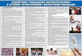 Стенд "Содействие гражданско-патриотическому и духовно-нравственному воспитанию молодежи" - fgospostavki.ru - Балахна