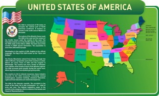 Стенд "United States Of America" - fgospostavki.ru - Балахна