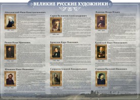 Стенд "Великие русские художники" - fgospostavki.ru - Балахна