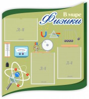 Стенд "В мире физики" - fgospostavki.ru - Балахна