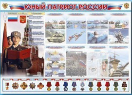Стенд-уголок "Юный патриот России" - fgospostavki.ru - Балахна