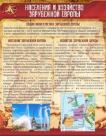 Стенд "Населения и хозяйство Зарубежной Европы" - fgospostavki.ru - Балахна