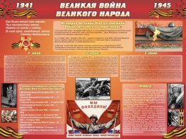 Стенд "Великая война Великого народа" Вариант 2 (6 блоков) - fgospostavki.ru - Балахна
