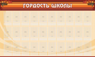 Стенд "Гордость школы" Вариант 2 - fgospostavki.ru - Балахна