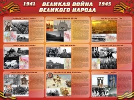 Стенд "Великая война Великого народа" Вариант 1 (9 блоков) - fgospostavki.ru - Балахна