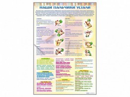 Стенд "Наши пальчики устали" (зарядка) - fgospostavki.ru - Балахна