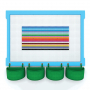  Элемент конструктора одиночный одноцветный Color Blocks 100 штук - fgospostavki.ru - Балахна