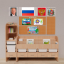 Уголок патриотического воспитания для дошкольников "Россия" Стандартный - fgospostavki.ru - Балахна